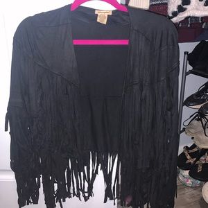 Wrangler fringe jacket